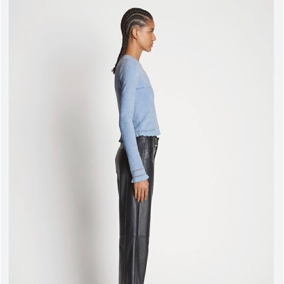 NWT Proenza Schouler White Label Cropped Chenille Sweater Large $448 - Picture 4 of 8